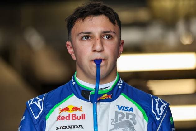 SHANGHAI, CHINA- MARCH 21: Isack Hadjar of France and Visa Cash App RB Formula One Team appears in the garage during Sprint Qualifying ahead of the F1 Grand Prix of CHINA at Shanghai International Circuit on March 21, 2025 in Shanghai, China.(Photo by QIan Jun Paddocker) F1 Grand Prix of China: Practice