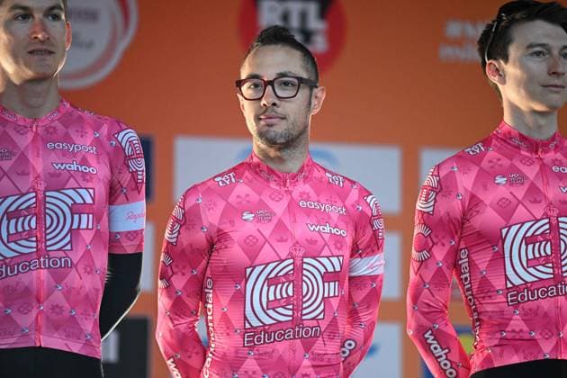 21-03-2025 Presentazione Squadre Milano - Sanremo 2025; 2025, Ef Education - Easypost; Albanese, Vincenzo; Pavia; 