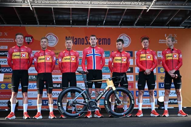 21-03-2025 Presentazione Squadre Milano - Sanremo 2025; 2025, Ef Education - Easypost; Hoelgaard, Markus; Pavia; 