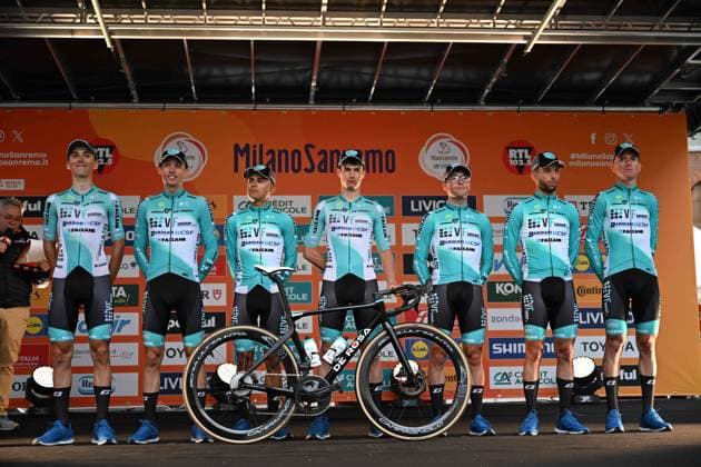 21-03-2025 Presentazione Squadre Milano - Sanremo 2025; 2025, Vf Group Bardiani Csf - Faizane; Pavia; 