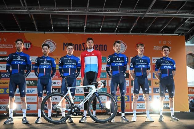 21-03-2025 Presentazione Squadre Milano - Sanremo 2025; 2025, Groupama - Fdj; Geniets, Kevin; Pavia; 