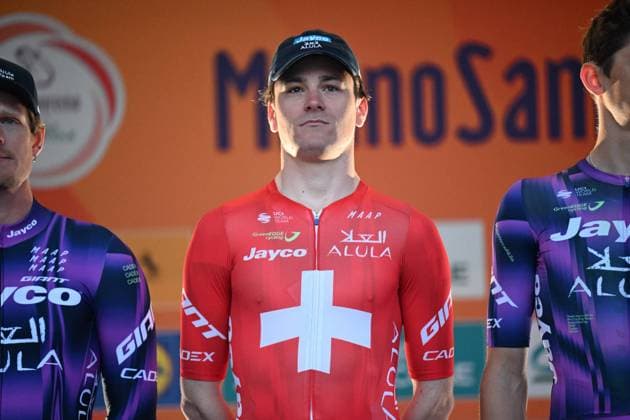 21-03-2025 Presentazione Squadre Milano - Sanremo 2025; 2025, Jayco - Alula; Schmid, Mauro; Pavia; 