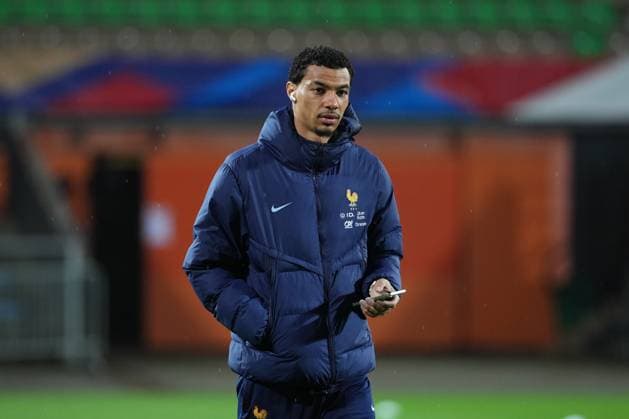 Hugo Ekitike of France takes a stroll on the pitch before the match France U21, U 21 v England U21, International Friendly, Länderspiel, Nationalmannschaft Football, Stade du Moustoir, Lorient, France - 21 Mar 2025 EDITORIAL USE ONLY No use with unauthorised audio, video, data, fixture lists, club league logos or live services. Online in-match use limited to 120 images, no video emulation. No use in betting, games or single club league player publications. Copyright: xDavexWinter Shutterstockx 15215626b