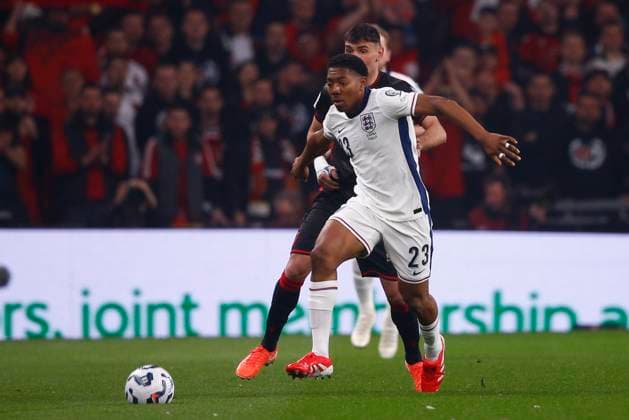 England v Albania 2026 FIFA World Cup, WM, Weltmeisterschaft, Fussball Qualifiers Myles Lewis-Skelly of England in action during the 2026 FIFA World Cup Qualifiers Group K match at Wembley Stadium, London UK Newspapers OUT Copyright: xPaulxChestertonx FIL-21611-0009