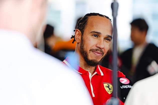 Formula 1 Heineken Chinese Grand Prix 2025 Jun Da Tan OVERTAKE MAXPPP - Shanghai 02 07 2023 44 HAMILTON Lewis (gbr), Scuderia Ferrari, portrait during the Formula 1 Heineken Chinese Grand Prix 2025, the 2nd round of the 2025 FIA Formula 1 World Championship, WM, Weltmeisterschaft at the Shanghai International Circuit from March 20 to 23, 2025, in Shanghai, China Shanghai China  Copyright: xOVERTAKE MAXPPPxJunxDaxTanx OVT202503227760 OVT202503227760