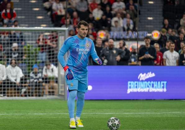 17 03 2025, Football, the FC Bayern Munich Legends Tournament FRANZ BECKENBAUER CUP, at SAP Garden Munich Goalkeeper Iker Casillas Real Madrid