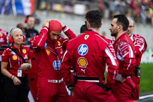 F1 - CHINESE GRAND PRIX 2025 HAMILTON Lewis (gbr), Scuderia Ferrari SF-25, portrait during the Formula 1 Heineken Chinese Grand Prix 2025, 2nd round of the 2025 FIA Formula One World Championship, WM, Weltmeisterschaft from March 21 to 23, 2025 on the Shanghai International Circuit, in Shanghai, China - ShanghaiChina  Copyright: xJavierxJimenezx