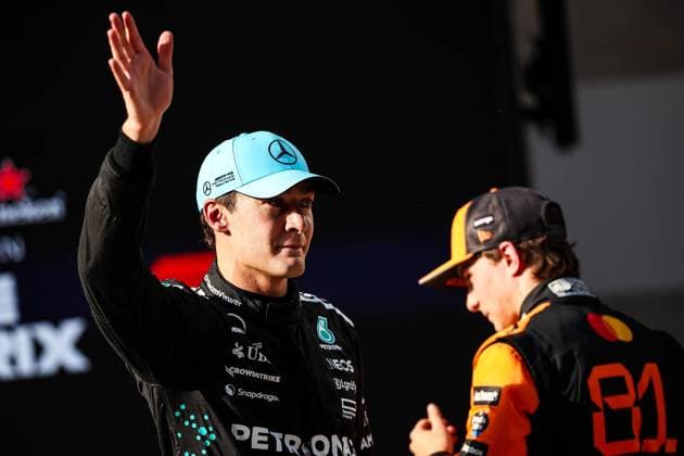 F1 - CHINESE GRAND PRIX 2025 RUSSELL George (gbr), Mercedes AMG F1 Team W16, portrait during the Formula 1 Heineken Chinese Grand Prix 2025, 2nd round of the 2025 FIA Formula One World Championship, WM, Weltmeisterschaft from March 21 to 23, 2025 on the Shanghai International Circuit, in Shanghai, China - ShanghaiChina  Copyright: xEricxAlonsox
