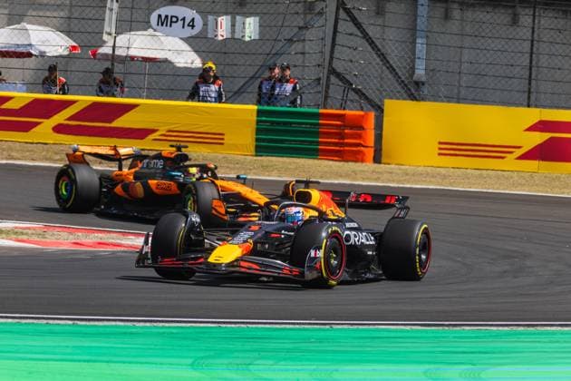 2025 Formula One Chinese Grand Prix Shanghai International Circuit, Shanghai, China on 22. March.2025; Max Verstappen of the Netherlands and Oracle Red Bull Racing during sprint race at Formula One Chinese Grand Prix Shanghai Shanghai International Circuit China Copyright: xJayxHiranox