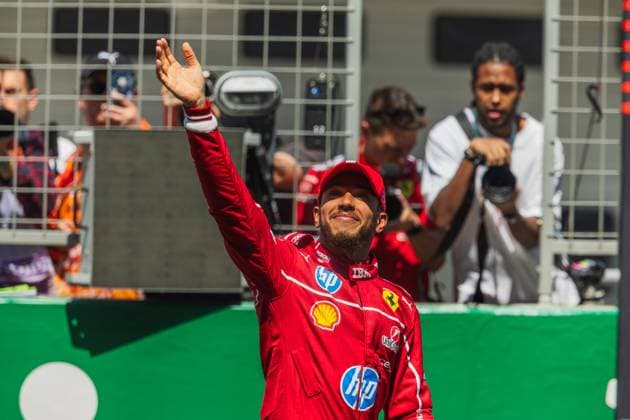 2025 Formula One Chinese Grand Prix Shanghai International Circuit, Shanghai, China on 22. March.2025; Lewis Hamilton of Great Britain and Scuderia Ferrari during sprint race at Formula One Chinese Grand Prix Shanghai Shanghai International Circuit China Copyright: xJayxHiranox