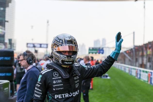 FORMULA 1 CHINESE GRAND PRIX 2025 GEORGE RUSSELL (GBR) of Mercedes-AMG PETRONAS F1 Team 63 on the grid during the FORMULA 1 HEINEKEN CHINESE GRAND PRIX 2025 at the Shanghai Audi International Circuit, Shanghai, China on 22 March 2025 Credit: Antoine Lapeyre Every Second Media Editorial use only. All images are copyright Every Second Media Limited. No images may be reproduced without prior permission. Copyright: xIMAGO EveryxSecondxMediax ESM-1387-0095 AntoinexLapeyrex xEveryxSecondxMediax