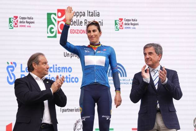 BALSAMO Elisa Coppa Italia delle Regioni during the women™s elite race of the Sanremo Women, one day cycling race from Genova to Sanremo in 156km - North Italy- Saturday, March 22, 2025. - cycling .  Copyright: xMassimoxPaolone LaPressex