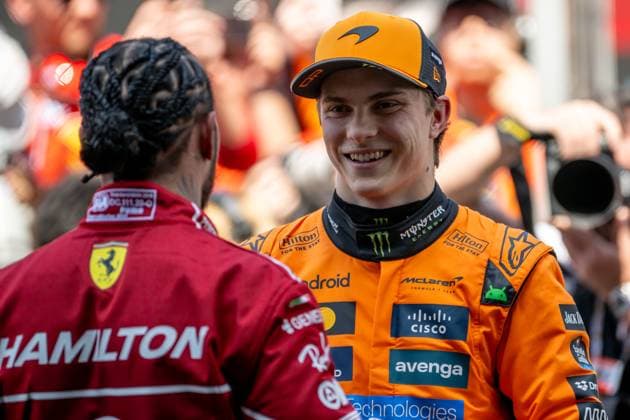 SHANGHAI, CHINA: Oscar Piastri, racing for the McLaren F1 team during the 2025 Formula 1 Chinese Grand Prix at the Shanghai International Circuit in Shanghai, China