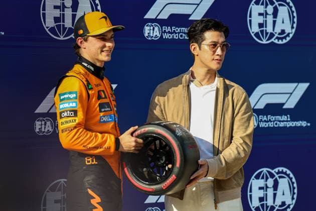 Formula 1, GP China in Shanghai, Oscar Piastri on pole