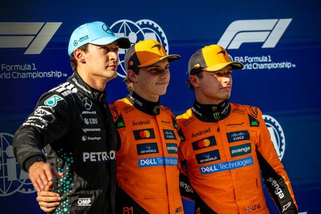 Sport Bilder des Tages SHANGHAI, CHINA: Oscar Piastri, racing for the McLaren F1 team during the 2025 Formula 1 Chinese Grand Prix at the Shanghai International Circuit in Shanghai, China