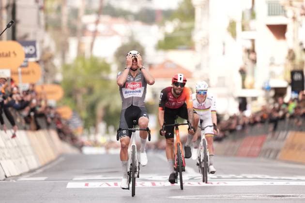 VAN DER POEL Mathieu winner of the men s elite race of the Milano-Sanremo one day cycling race (289 km) from Pavia and to Sanremo - North West Italy - March 22, 2025. - cycling .  Copyright: xMassimoxPaolonex xLaPressex