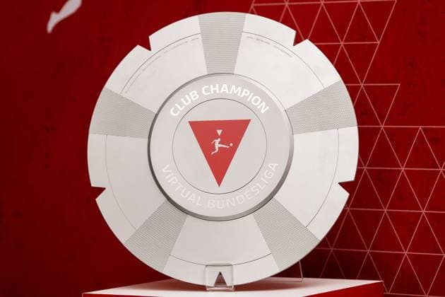 VBL Club Championship by WOW 22 03 2025 The championship trophy of the Virtual Bundesliga Club Championship by WOW VBL Club Championship by WOW 22 03 2025 Copyright: xBEAUTIFULxSPORTS Buriakovx