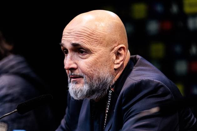 UEFA Nations League Press Conference Italy 22 03 2025 Luciano Spalletti Coach Italy UEFA Nations League Press Conference Italy ahead of the second leg Germany Italy Dortmund, Signal Iduna Park, 22 03 2025 Copyright: xBEAUTIFULxSPORTS Wunderlx