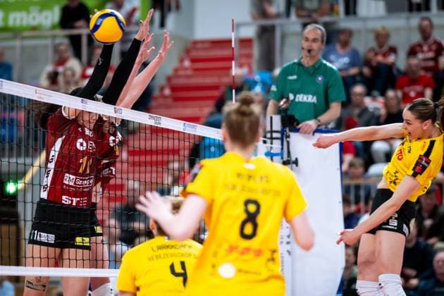 VBL Volleyball Bundesliga PlayOff quarter-finals, SC Potsdam VfB Suhl 22 03 2025 VBL Volleyball Bundesliga PlayOff quarter-finals SC Potsdam VfB Suhl 22 03 2025, 11 Sabrina Starks SCP Copyright: xBEAUTIFULxSPORTS NicolxMarschallx