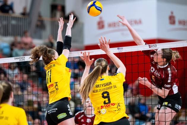 VBL Volleyball Bundesliga PlayOff quarter-finals, SC Potsdam VfB Suhl 22 03 2025 VBL Volleyball Bundesliga PlayOff quarter-finals SC Potsdam VfB Suhl 22 03 2025, 6 Eleanor Holthaus SCP Copyright: xBEAUTIFULxSPORTS NicolxMarschallx