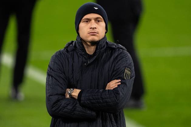 Italy press conference, PK, Pressekonferenz & Walk Around Nicolo Barella of Italy walks around at Westfalen Stadium in Dortmund, Germany, on March 22, 2025. Dortmund Germany  Copyright: xGiacomoxCosuax originalFilename:cosua-notitle250322_npGus.jpg