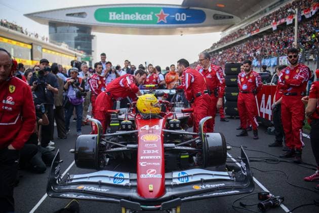 MOTORI - Formula 1 - FORMULA 1 HEINEKEN CHINESE GRAND PRIX 2025 Lewis Hamilton (GBR) - Scuderia Ferrari - Ferrari SF-25 - Ferrari during F1 Grand Prix of CHINA at Shanghai International Circuit on March 22, 2025 in Shanghai, China.(Photo by Song Haiyuan Paddocker) (Credit Hasan Bratic Alessio De Marco Avens-Images.com) China China  Copyright: xIPAxSport ABACAx