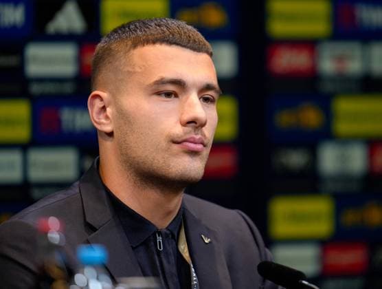 CALCIO - UEFA Nations League - Team Italy - press conference, PK, Pressekonferenz Alessandro Buongiorno (Italy, 4) answers questions from the media during a press conference. Dortmund Germany  Copyright: xIPAxSport ABACAx