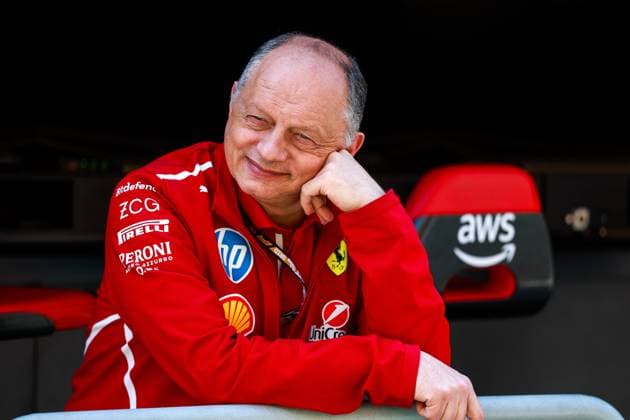 F1 - CHINESE GRAND PRIX 2025 VASSEUR FrÃ dÃ ric (fra), Team Principal & General Manager of the Scuderia Ferrari, portrait during the Formula 1 Heineken Chinese Grand Prix 2025, 2nd round of the 2025 FIA Formula One World Championship, WM, Weltmeisterschaft from March 21 to 23, 2025 on the Shanghai International Circuit, in Shanghai, China - ShanghaiChina  Copyright: xDPPIx