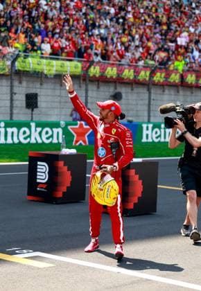 F1 - CHINESE GRAND PRIX 2025 HAMILTON Lewis (gbr), Scuderia Ferrari SF-25, portrait during the Formula 1 Heineken Chinese Grand Prix 2025, 2nd round of the 2025 FIA Formula One World Championship, WM, Weltmeisterschaft from March 21 to 23, 2025 on the Shanghai International Circuit, in Shanghai, China - ShanghaiChina  Copyright: xDPPIx