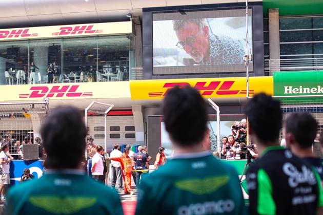 F1 - CHINESE GRAND PRIX 2025 Minute of silence for Eddie Jordan during the Formula 1 Heineken Chinese Grand Prix 2025, 2nd round of the 2025 FIA Formula One World Championship, WM, Weltmeisterschaft from March 21 to 23, 2025 on the Shanghai International Circuit, in Shanghai, China - ShanghaiChina  Copyright: xEricxAlonsox