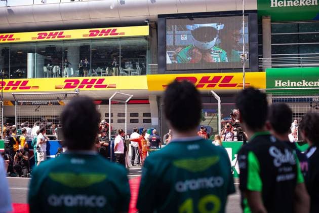 F1 - CHINESE GRAND PRIX 2025 Minute of silence for Eddie Jordan during the Formula 1 Heineken Chinese Grand Prix 2025, 2nd round of the 2025 FIA Formula One World Championship, WM, Weltmeisterschaft from March 21 to 23, 2025 on the Shanghai International Circuit, in Shanghai, China - ShanghaiChina  Copyright: xEricxAlonsox