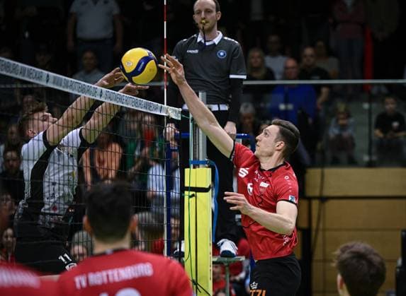 Volleyball 2 Bundesliga season 2024 2025 22 03 2025 TV Rottenburg Barock Volleys Ludwigsburg Niklas Lichtenauer TV Rottenburg