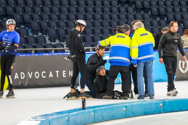 2025-03-23 Hollandse 100 HEERENVEEN, NETHERLANDS - MARCH 23: Prinses Margriet during the Hollandse 100 at Thialf on March 23, 2025 in Heerenveen, Netherlands. Heerenveen Thialf Netherlands Content not available for redistribution in The Netherlands directly or indirectly through any third parties. Copyright: xDouwexBijlsmax