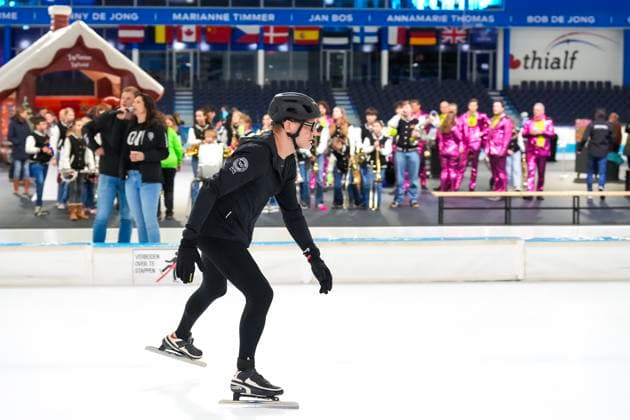 2025-03-23 Hollandse 100 HEERENVEEN, NETHERLANDS - MARCH 23: Prins Bernhard during the Hollandse 100 at Thialf on March 23, 2025 in Heerenveen, Netherlands. Heerenveen Thialf Netherlands Content not available for redistribution in The Netherlands directly or indirectly through any third parties. Copyright: xDouwexBijlsmax