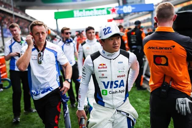 F1 - CHINESE GRAND PRIX 2025 TSUNODA Yuki (jap), Visa Cash App RB F1 Team VCARB02, portrait during the Formula 1 Heineken Chinese Grand Prix 2025, 2nd round of the 2025 FIA Formula One World Championship, WM, Weltmeisterschaft from March 21 to 23, 2025 on the Shanghai International Circuit, in Shanghai, China - ShanghaiChina  Copyright: xEricxAlonsox