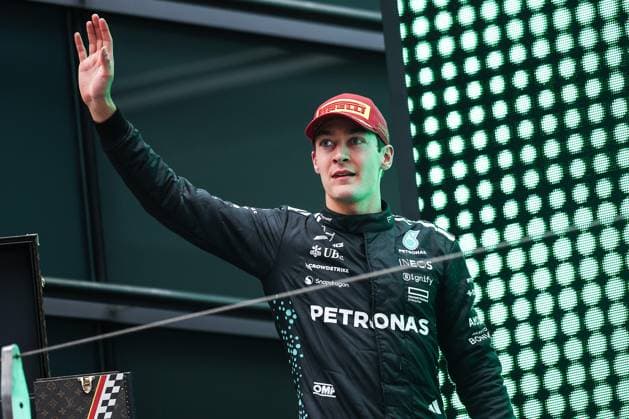 F1 - CHINESE GRAND PRIX 2025 RUSSELL George (gbr), Mercedes AMG F1 Team W16, portrait during the Formula 1 Heineken Chinese Grand Prix 2025, 2nd round of the 2025 FIA Formula One World Championship, WM, Weltmeisterschaft from March 21 to 23, 2025 on the Shanghai International Circuit, in Shanghai, China - ShanghaiChina  Copyright: xEricxAlonsox