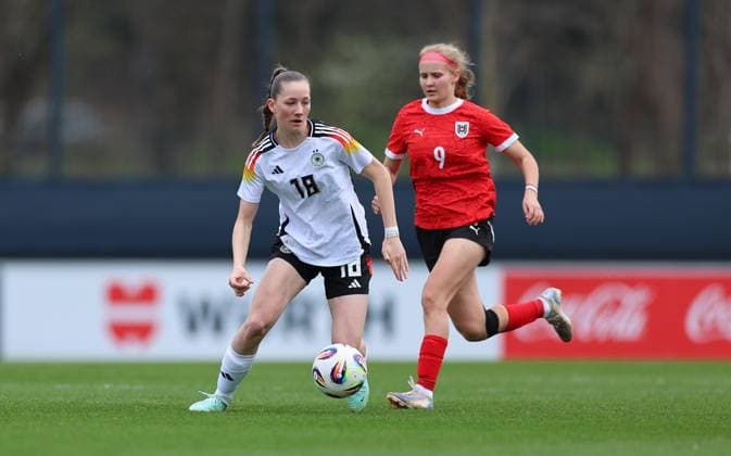 Football, Women, U17, European Championship Qualifier, Austria - Germany