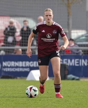 23 03 2025 Soccer Season 2024 2025 2 Women Soccer Bundesliga 19 Matchday 1 FC Nürnberg FCN Club Clubfrauen VfL Bochum Sportfoto Zink DaMa xdaxmax Amelie Thöle Thoele 12, 1 FC Nürnberg FCN