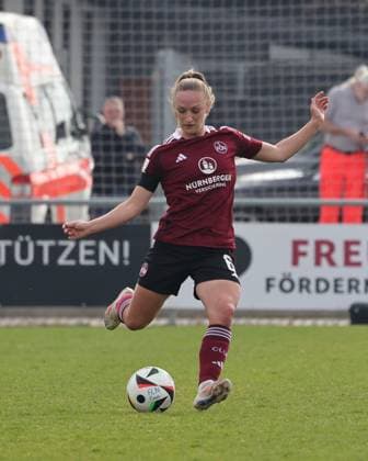 23 03 2025 Soccer Season 2024 2025 2 Women Soccer Bundesliga 19 Matchday 1 FC Nürnberg FCN Club Clubfrauen VfL Bochum Sportfoto Zink DaMa xdaxmax Alina Mailbeck 6, 1 FC Nürnberg FCN