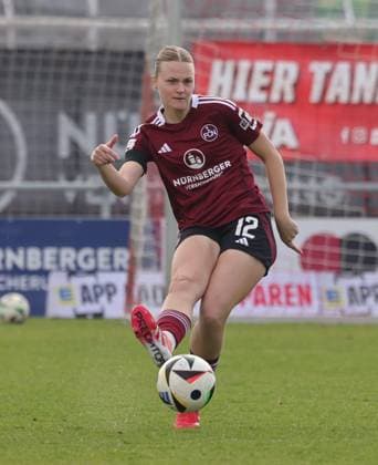 23 03 2025 Soccer Season 2024 2025 2 Women Soccer Bundesliga 19 Matchday 1 FC Nürnberg FCN Club Clubfrauen VfL Bochum Sportfoto Zink DaMa xdaxmax Amelie Thöle Thoele 12, 1 FC Nürnberg FCN