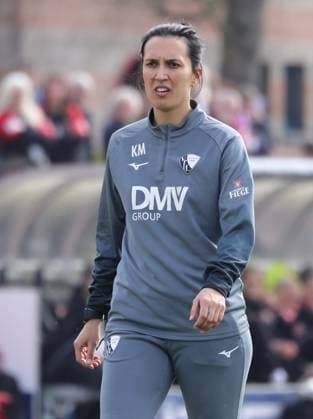 23 03 2025 Soccer Season 2024 2025 2 Women Soccer Bundesliga 19 Matchday 1 FC Nürnberg FCN Club Clubfrauen VfL Bochum Sportfoto Zink DaMa xdaxmax Kyra Malinowski Coach VfL Bochum