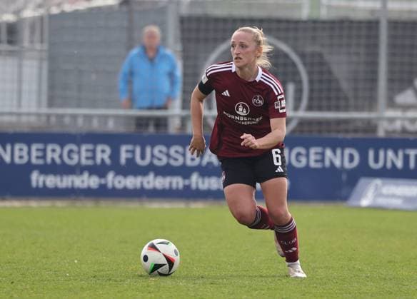 23 03 2025 Soccer Season 2024 2025 2 Women Soccer Bundesliga 19 Matchday 1 FC Nürnberg FCN Club Clubfrauen VfL Bochum Sportfoto Zink DaMa xdaxmax Alina Mailbeck 6, 1 FC Nürnberg FCN
