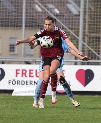 23 03 2025 Soccer Season 2024 2025 2 Women Soccer Bundesliga 19 Matchday 1 FC Nürnberg FCN Club Clubfrauen VfL Bochum Sportfoto Zink DaMa xdaxmax Medina Desic 10, 1 FC Nürnberg FCN Franziska Wenzel 31, VfL Bochum