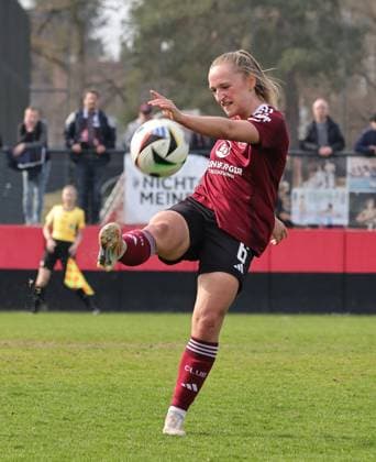 23 03 2025 Soccer Season 2024 2025 2 Women Soccer Bundesliga 19 Matchday 1 FC Nürnberg FCN Club Clubfrauen VfL Bochum Sportfoto Zink DaMa xdaxmax Alina Mailbeck 6, 1 FC Nürnberg FCN