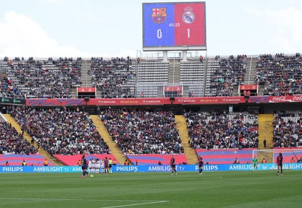 Fußball, Frauen, FC Barcelona - Real Madrid FC Barcelona, Barca v Real Madrid CF - Liga F The match between FC Barcelona Women and Real Madrid CF Women corresponds to week 23 of the Liga F and takes place at the Johan Cruyff Stadium in Barcelona, Spain, on March 23, 2025. Barcelona Spain  Copyright: xUrbanandsportx originalFilename:urbanandsport-fcbarcel250323_npJMg.jpg