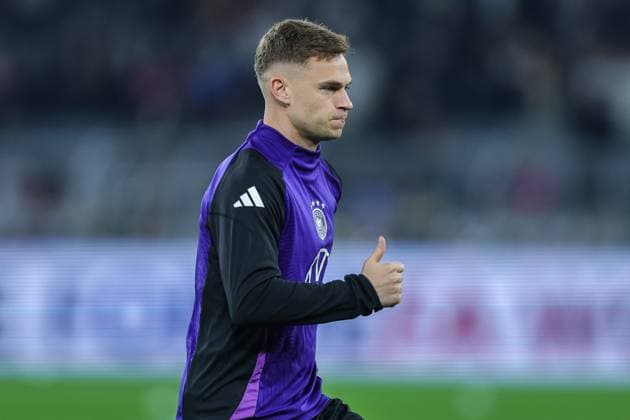 Soccer UEFA Nations League quarter-final Germany Italy on 23 03 2025 at Signal Iduna Park in Dortmund Joshua Kimmich Germany warming up xJRx