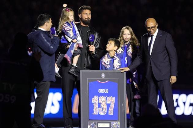 Football, Nations League, France - Croatia, Farewell to Olivier Giroud