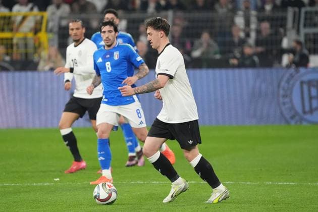Angelo Stiller Germany Germany, 16 Dortmund 23 03 2025 Germany vs Italy, UEFA Nations League quarter-final second leg, Signal Iduna Park