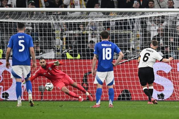Db Dortmund 23 03 2025 - Nations League Germania-Italia foto Daniele Buffa Image nella foto: gol Joshua Kimmich 