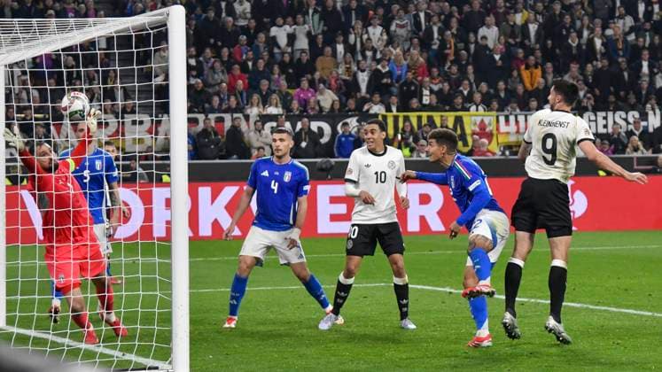Tim Kleindienst Germany 9 scores the goal for 3 0 23 03 2025 Soccer UEFA Nations League Germany vs Italy, Signal Iduna Park, Dortmund, Copyright: xpepphotox xHorstxMauelshagenx pep00321, pep_20250323_hm_4981